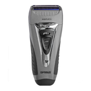 Optimus Curve Rechargeable Triple Wet-Dry Men’s Shaver in Black and Silver