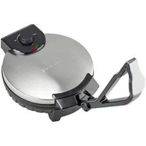 Brentwood 12 Inch Stainless Steel Nonstick Electric Tortilla Maker 2