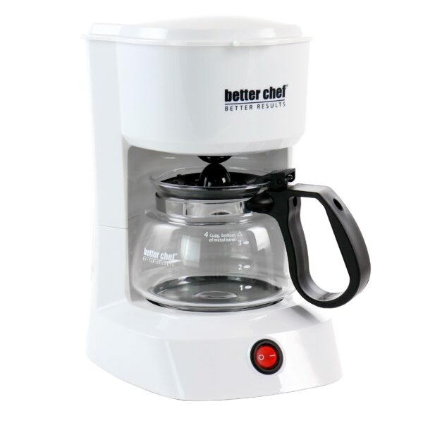 Affordable Better Chef 4 Cup Compact Coffee Maker in White with Removable  Filter Basket for Sale  Get the Best Price Online | Offy Store